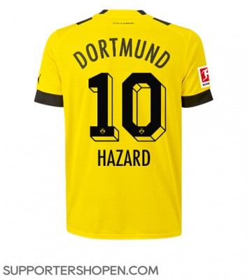 Borussia Dortmund Thorgan Hazard #10 Hemma Matchtröja 2022-23 Kortärmad